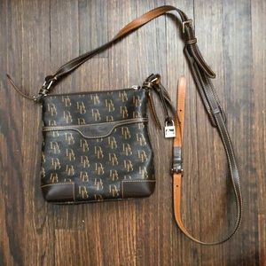 Dooney & Bourke brown shoulder or cross body bag